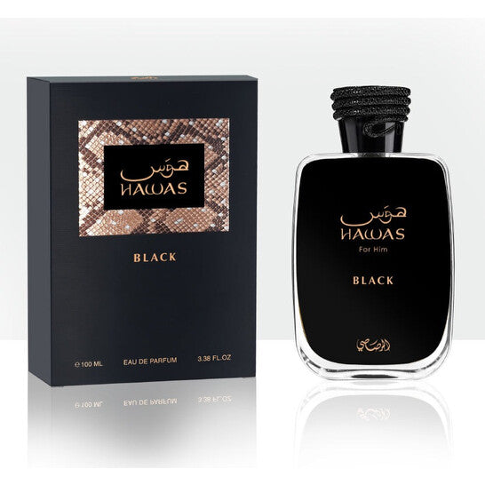 Rasasi Hawas Negro 3.4oz EDP Hombres 
